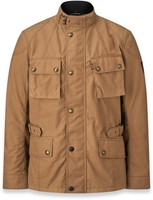 Belstaff Crosby Veste de cire de moto imperméable,  beige,  taille XL pour Hommes