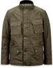 Belstaff Crosby Veste de cire de moto imperméable,  vert-brun,  taille 3XL pour Hommes