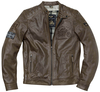 Black-Cafe London Bangkok Veste en cuir de moto,  brun,  taille 58 pour Hommes