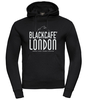 Black-Cafe London Classical Capuche,  noir-blanc,  taille S pour Hommes