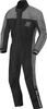 Bogotto Rain Combinaison de pluie moto une pièce,  noir-gris,  taille XL pour Hommes