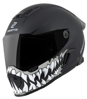 Bogotto Rapto Jaws Casque,  noir-gris,  taille S pour Hommes
