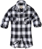 Brandit Amy Flanell Ladies Chemise,  noir-blanc,  taille 2XL pour Femmes