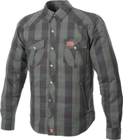 Büse Fairbanks Chemise moto,  vert,  taille M pour Hommes