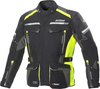 Büse Highland 2 Veste textile de moto,  noir-gris-jaune,  taille 10XL pour Hommes