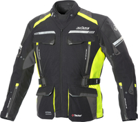Büse Highland 2 Veste textile de moto,  noir-gris-jaune,  taille 10XL pour Hommes