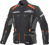 Büse Highland 2 Veste textile de moto,  noir-gris-orange,  taille 50