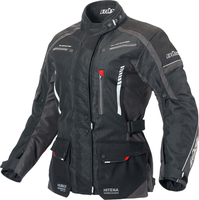 Büse Torino II Veste textile de moto pour dames,  noir-gris,  taille 34 pour Femmes