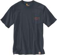 Carhartt Workwear Back Graphic T-Shirt Bleu S