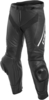 Dainese Delta 3 Pantalons de cuir perforé moto Noir Blanc 52