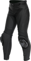 Dainese Delta 4 Pantalon en cuir de moto pour dames,  noir,  taille 46 pour Femmes