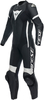 Dainese Grobnik 1-Piece Ladies Moto Leather Suit,  noir-blanc,  taille 48 pour Femmes