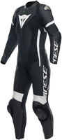 Dainese Grobnik 1-Piece Ladies Moto Leather Suit,  noir-blanc,  taille 48 pour Femmes