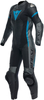 Dainese Grobnik 1-Piece Ladies Moto Leather Suit,  noir-gris-bleu,  taille 50 pour Femmes