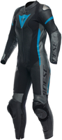 Dainese Grobnik 1-Piece Ladies Moto Leather Suit,  noir-gris-bleu,  taille 54 pour Femmes