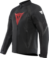 Dainese Herosphere Tex Diamond Blouson textile de moto,  noir-rouge,  taille 52 pour Hommes