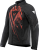 Dainese Herosphere Tex Tarmac Blouson textile de moto,  noir-rouge,  taille 62 pour Hommes