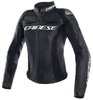 Dainese Racing 3 Veste de moto en cuir de dames Noir 46