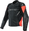 Dainese Racing 4 Veste en cuir de moto,  noir-rouge,  taille 60