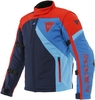 Dainese Ranch Tex Veste textile de moto,  rouge-bleu,  taille 56 pour Hommes