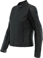 Dainese Razon 2 veste en cuir de moto perforée pour dames,  noir,  taille 42 pour Femmes