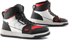 Falco Harlem Chaussures de moto,  noir-blanc-rouge,  taille 41 pour Hommes