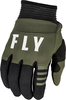 Fly Racing F-16 2023 Gants de motocross pour jeunes,  noir-vert,  taille XS pour Hommes