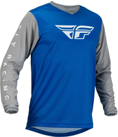Fly Racing F-16 2023 Maillot de motocross,  gris-bleu,  taille 3XL pour Hommes