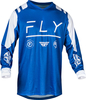 Fly Racing F-16 2024 Maillot de motocross,  blanc-bleu,  taille M pour Hommes