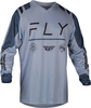Fly Racing F-16 2024 Maillot de motocross,  gris,  taille S pour Hommes