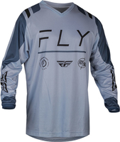 Fly Racing F-16 2024 Maillot de motocross,  gris,  taille S pour Hommes