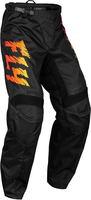 Fly Racing F-16 2024 Pantalons de motocross pour enfants,  noir-orange,  taille 24 pour Des gamins
