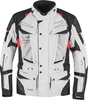 Germot NorthWest Veste Textile moto,  noir-gris-rouge,  taille 3XL pour Hommes