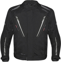 Germot Spencer Evo Big Size veste textile de moto imperméable,  noir-gris,  taille XL pour Hommes