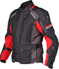 Germot Sydney veste textile de moto imperméable,  noir-rouge,  taille 4XL pour Hommes