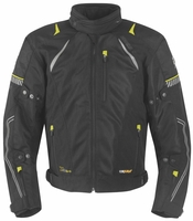Germot X-Air Evo Pro Veste de dames moto Textile,  noir-jaune,  taille 36 pour Femmes