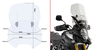 GIVI Airflow pare-brise transparent,  380-500 mm de haut,  440 mm de large pour Suzuki DL 1000 V-Strom (14-19) Pare-brise