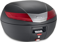 GIVI Monokey® V40 Top case noir gaufré,  noir-rouge pour Hommes