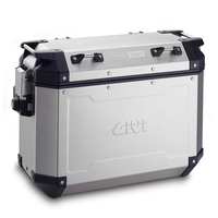 GIVI Outback Side Case Set Alu,  noir-argent