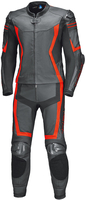 Held Street-Rocket Pro Combinaison en cuir de moto 2 pièces,  noir-rouge,  taille 58 pour Hommes