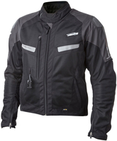 Helite Vented 2.0 Veste textile de moto d’airbag,  noir,  taille M pour Hommes