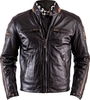 Helstons ACE Rag Veste en cuir Brun 4XL