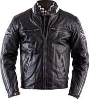 Helstons ACE Rag Veste en cuir Noir M