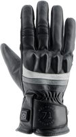 Helstons Bora Gants de moto chauffants,  noir-gris-blanc,  taille L pour Hommes