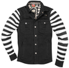 HolyFreedom Folsom Veste textile moto,  noir-blanc,  taille S