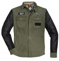 HolyFreedom Liutannent Bicolor Veste textile de moto,  noir-vert,  taille 2XL