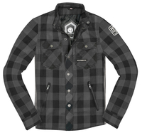 HolyFreedom Lumberjack Veste textile de moto,  gris,  taille S pour Hommes