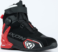 Ixon Bull 2 Chaussures de moto imperméables,  noir-blanc-rouge,  taille 44 pour Hommes