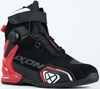 Ixon Bull 2 Chaussures de moto imperméables,  noir-blanc-rouge,  taille 45 pour Hommes