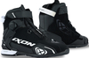 Ixon Bull 2 Chaussures de moto imperméables,  noir-blanc,  taille 47 pour Hommes